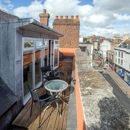 Stunning Central Exeter Apartment With Balcony And Fantastic View Exterior foto